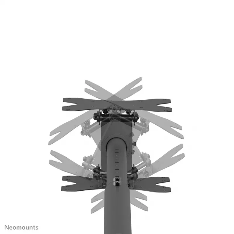 Suporte de teto para TV Neomounts CL35-340BL22 peso máx. 45 kg 23-42 polegadas
