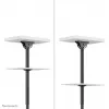 Suporte de teto para TV Neomounts CL35-340BL22 peso máx. 45 kg 23-42 polegadas