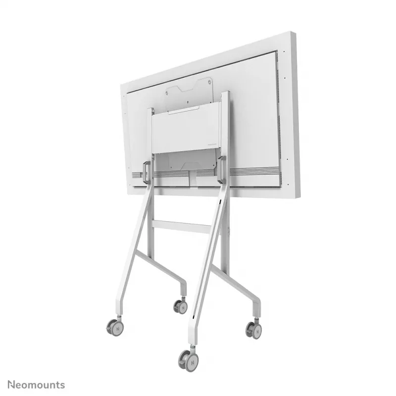 Carrinho Neomounts FL50-515WH1 Samsung Flip para ecrãs de 55–65 polegadas, rotativo, altura ajustável, branco