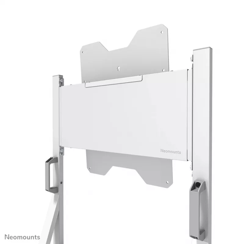 Carrinho Neomounts FL50-515WH1 Samsung Flip para ecrãs de 55–65 polegadas, rotativo, altura ajustável, branco