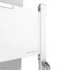 Carrinho Neomounts FL50-515WH1 Samsung Flip para ecrãs de 55–65 polegadas, rotativo, altura ajustável, branco