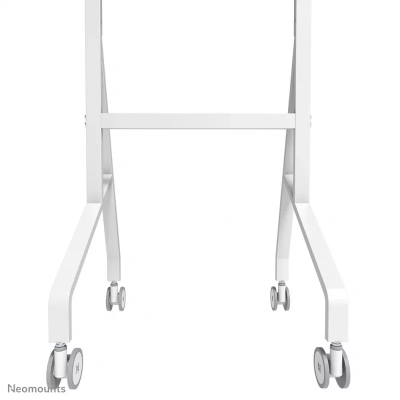 Carrinho Neomounts FL50-515WH1 Samsung Flip para ecrãs de 55–65 polegadas, rotativo, altura ajustável, branco