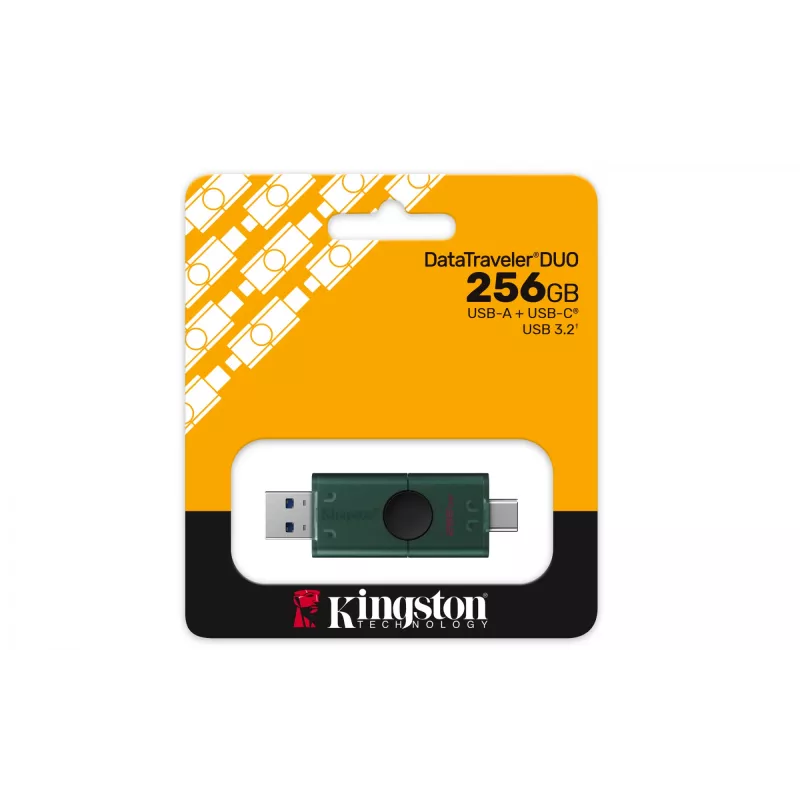 Pen drive USB Kingston Technology 256GB USB-A USB-C 3.2 Gen 1 DuoG2