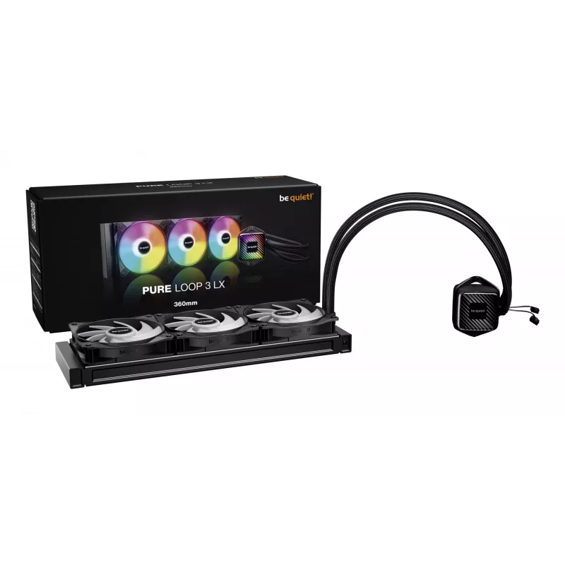 be quiet! PURE LOOP 3 LX refrigeração líquida all-in-one para processador 12 cm preto 1 unid.