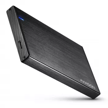 Axagon EE25-XA6C caixa externa compacta de alumínio USB-C 5 Gbit/s – SATA 6G para SSD/HDD de 2,5 inch