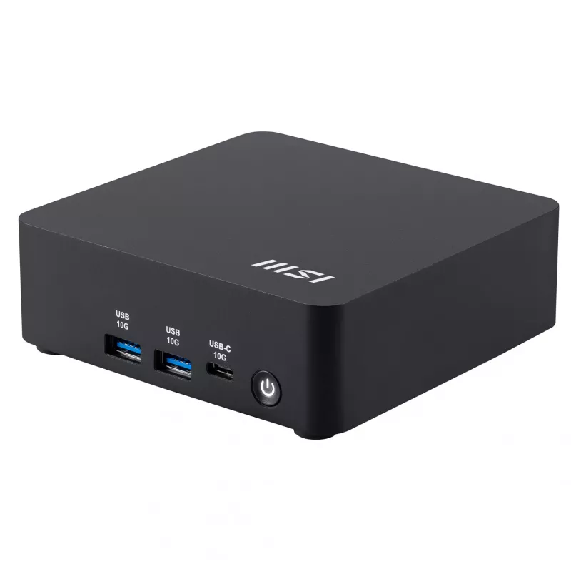 MSI Cubi NUC AI 1UMG-005EU Intel Core Ultra 7 155H 16 GB DDR5-SDRAM 1 TB SSD Windows 11 Pro Mini PC preto