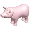 Conjunto magnético de mini animais MALIK 62333 — figuras magnéticas tema quinta para crianças pequenas