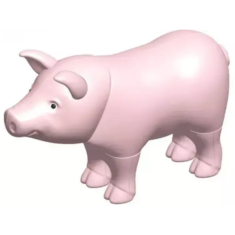 Conjunto magnético de mini animais MALIK 62333 — figuras magnéticas tema quinta para crianças pequenas