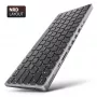 Axagon HMC-KB-NRD, hub USB 5Gbps com teclado, HDMI 4K/60Hz, 3x USB-A, SD/mSD, áudio, PD100, layout nórdico