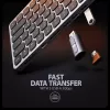 Axagon HMC-KB-NRD, hub USB 5Gbps com teclado, HDMI 4K/60Hz, 3x USB-A, SD/mSD, áudio, PD100, layout nórdico