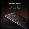 Axagon HMC-KB-NRD, hub USB 5Gbps com teclado, HDMI 4K/60Hz, 3x USB-A, SD/mSD, áudio, PD100, layout nórdico