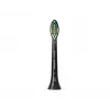 Philips Sonicare Optimal White HX6062/88 pack de 2 escovas de substituição, 2 unid., preto, 3 meses, médio, 62000 movimentos por minuto, Philips