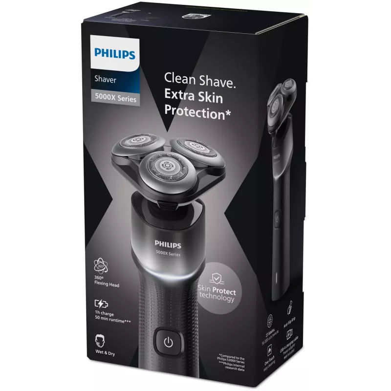 Máquina de barbear Philips Shaver 5000X series X5004/00 húmido e seco