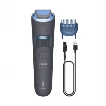 Aparador de barba Philips 3000 Series BT3617/15 cuidado de barba com lâminas de pontas arredondadas