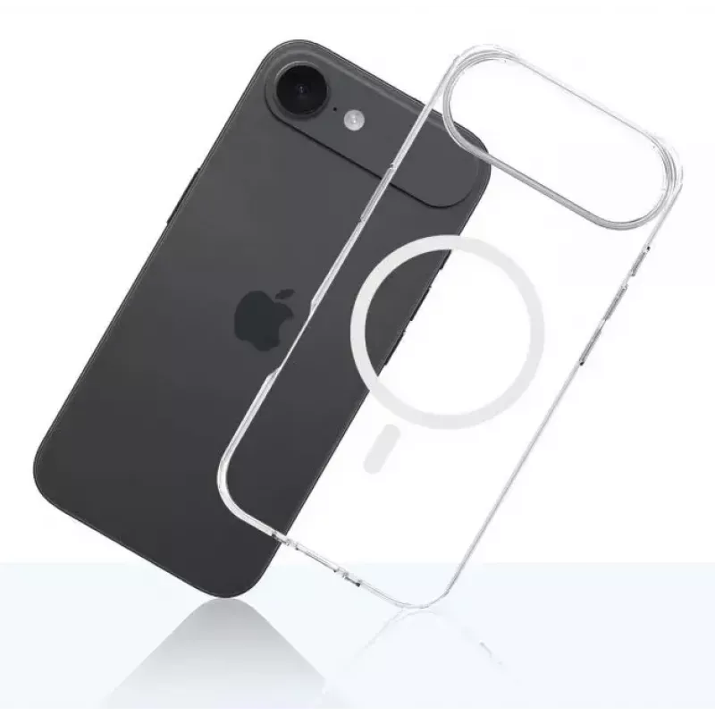 Capa 3MK para Apple iPhone 17 Air – capa transparente TPU/PU, compatível com ecrã de 6,5 polegadas (16,5 cm)