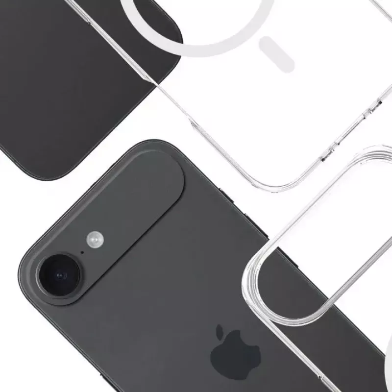 Capa 3MK para Apple iPhone 17 Air – capa transparente TPU/PU, compatível com ecrã de 6,5 polegadas (16,5 cm)