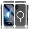 3mk Armor MagCase capa para Apple iPhone 17, compatível com MagSafe, capa traseira de TPU, cantos reforçados, transparente