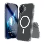 3mk Armor MagCase capa para Apple iPhone 17, compatível com MagSafe, capa traseira de TPU, cantos reforçados, transparente