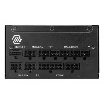 Fonte de alimentação MSI MAG A1000GL PCIE5 II 1000 W 24-Pin ATX ATX preto