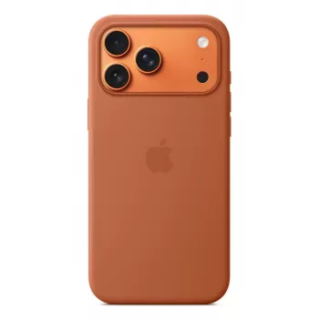 APPLE iPhone 17 Pro Max – Capa de silicone com MagSafe – terracota