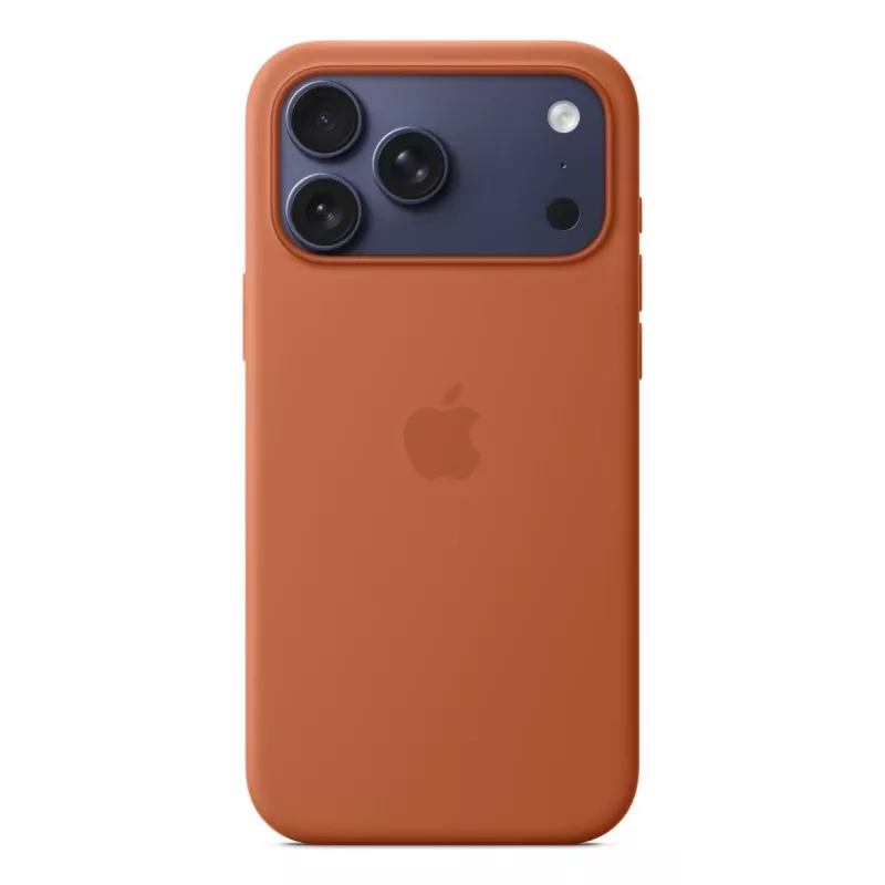 APPLE iPhone 17 Pro Max – Capa de silicone com MagSafe – terracota