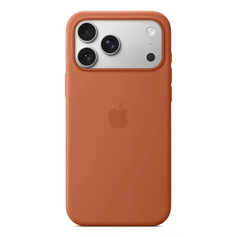 APPLE iPhone 17 Pro Max – Capa de silicone com MagSafe – terracota