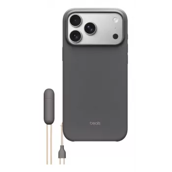 APPLE Beats iPhone 17 Pro Max - Capa com suporte e MagSafe e controlo de câmara - cinzento granito