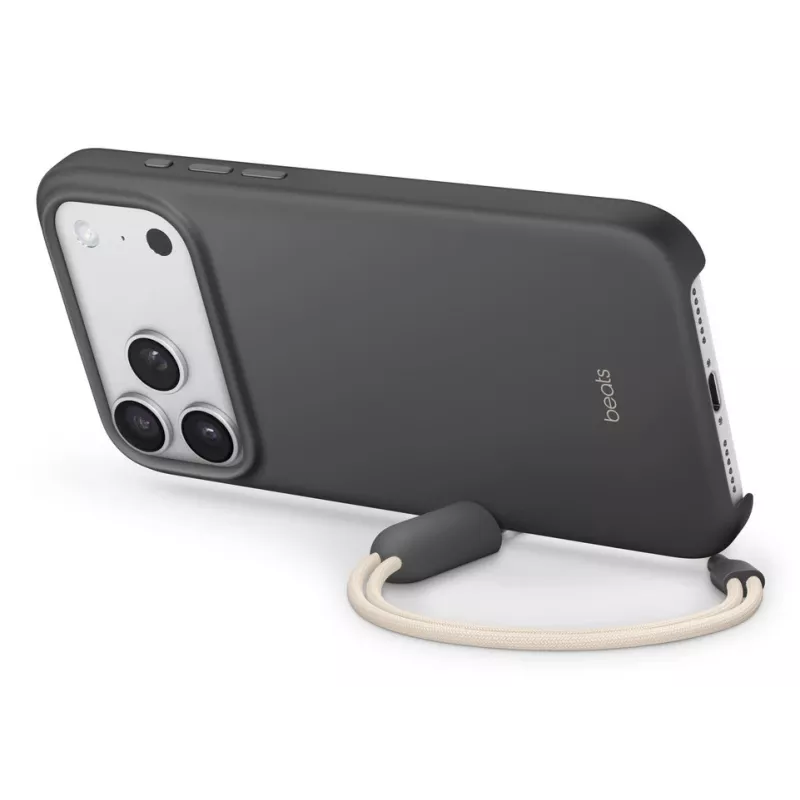 APPLE Beats iPhone 17 Pro Max - Capa com suporte e MagSafe e controlo de câmara - cinzento granito