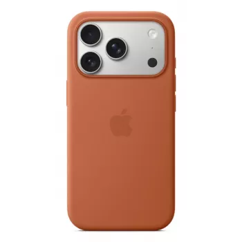 APPLE iPhone 17 Pro – Capa de silicone com MagSafe – terracota
