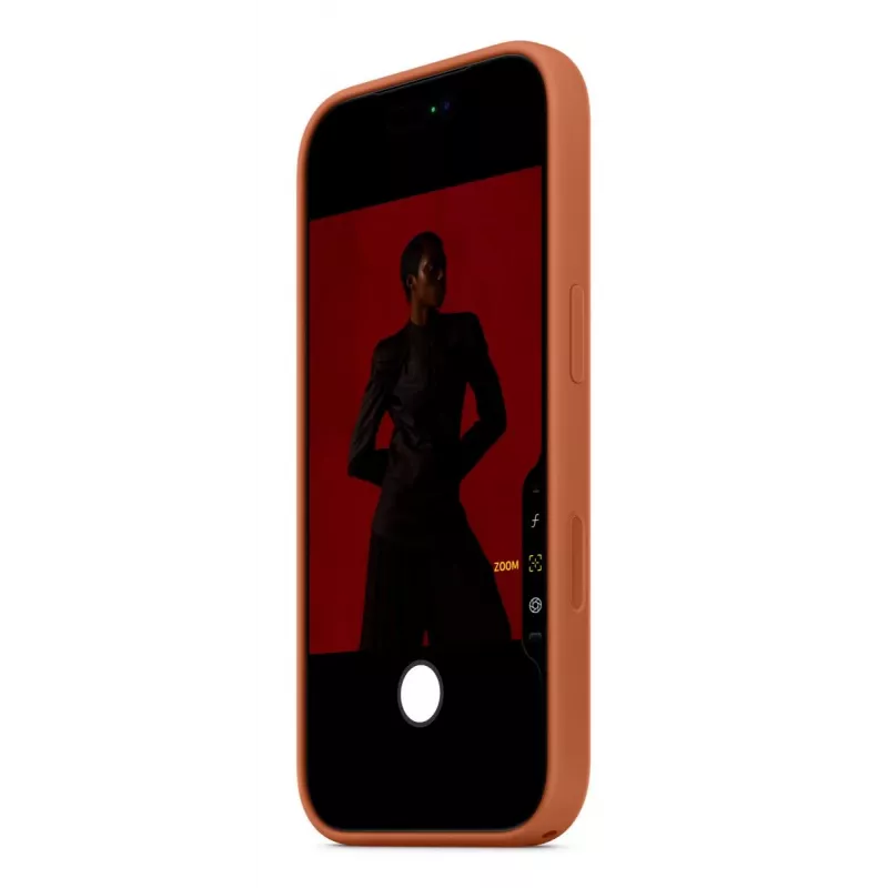 APPLE iPhone 17 Pro – Capa de silicone com MagSafe – terracota