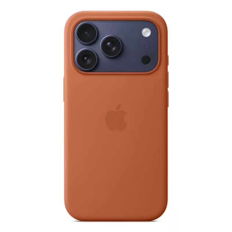 APPLE iPhone 17 Pro – Capa de silicone com MagSafe – terracota