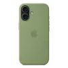 Capa de silicone Apple iPhone 17 MagSafe Light Moss verde