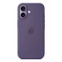 Capa de silicone Apple iPhone 17 roxo Fog Monochromatic