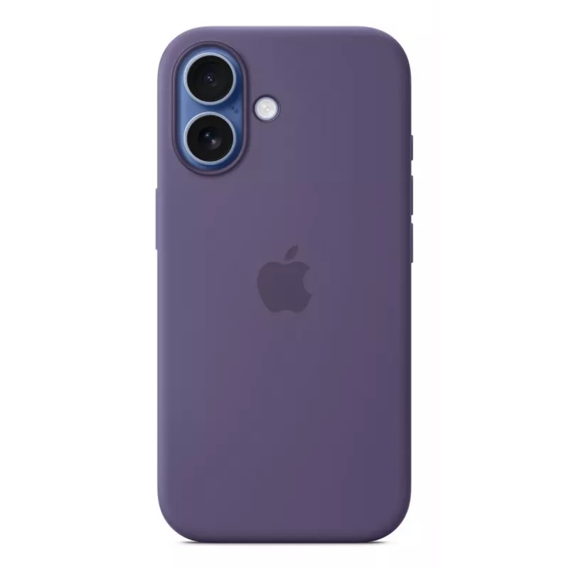 Capa de silicone Apple iPhone 17 roxo Fog Monochromatic