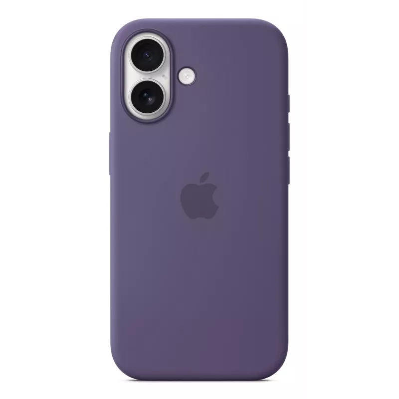 Capa de silicone Apple iPhone 17 roxo Fog Monochromatic