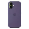 Capa de silicone Apple iPhone 17 roxo Fog Monochromatic
