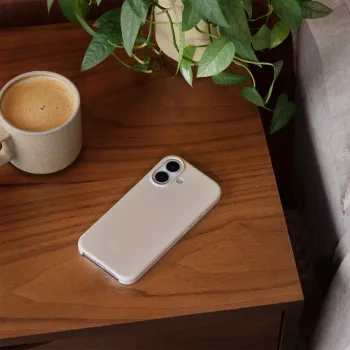 Capa Apple Beats iPhone 17 com MagSafe e controlo de câmara Lime Stone