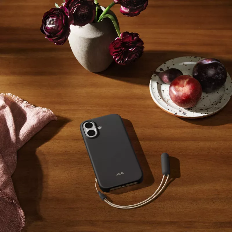 APPLE Beats iPhone 17 - Capa com suporte e MagSafe e controlo de câmara - cinzento granito