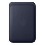 Porta-cartões Apple iPhone FineWoven Wallet com MagSafe Navy
