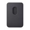 Porta-cartões Apple iPhone FineWoven Wallet com MagSafe preto Microtwill