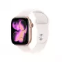 Apple Watch Series 11 GPS 42mm caixa de alumínio rosa dourado com bracelete desportiva Light Blush S/M