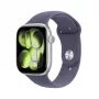 Smartwatch Apple Watch Series 11 GPS 46mm caixa de alumínio prateada com bracelete desportiva Purple Fog S/M