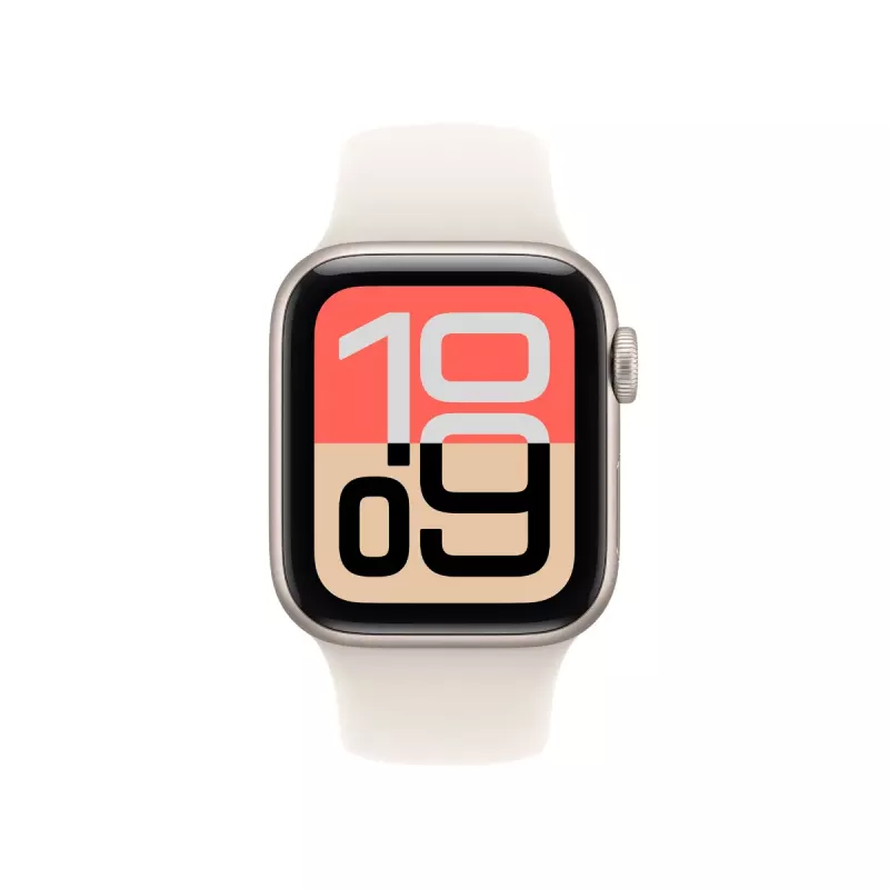 Apple Watch SE 3 GPS 40mm caixa de alumínio Starlight com bracelete desportiva Starlight M/L