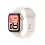 Apple Watch SE 3 GPS 40mm caixa de alumínio Starlight com bracelete desportiva Starlight M/L