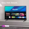 Televisor Hisense 32A4Q 81,3 cm (32 polegadas) HD Smart TV Wi-Fi preto