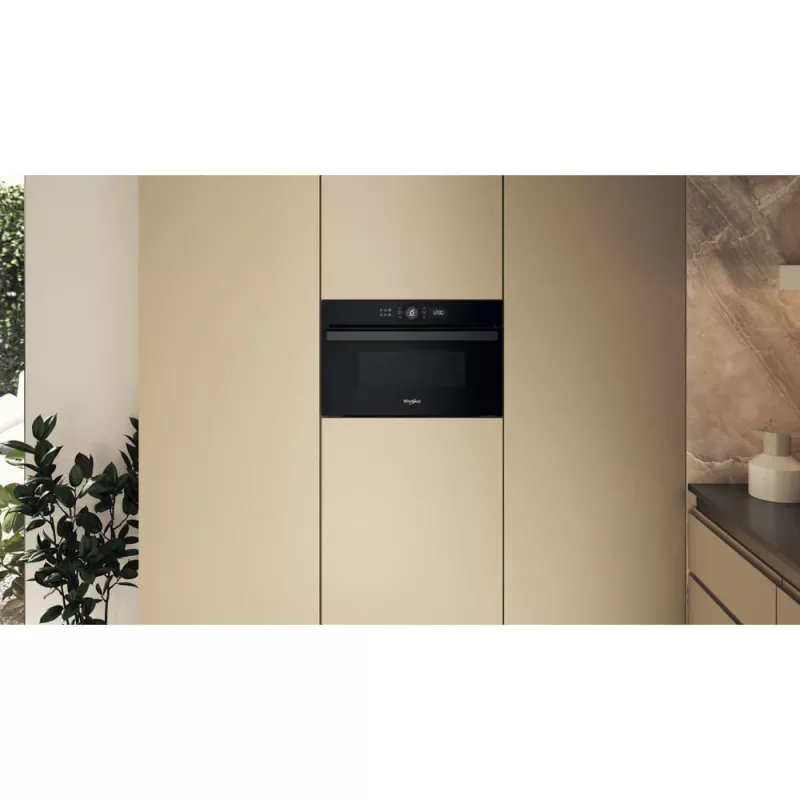 Micro-ondas com grelhador Whirlpool WMD44MB preto encastrável 31 l 1000 W