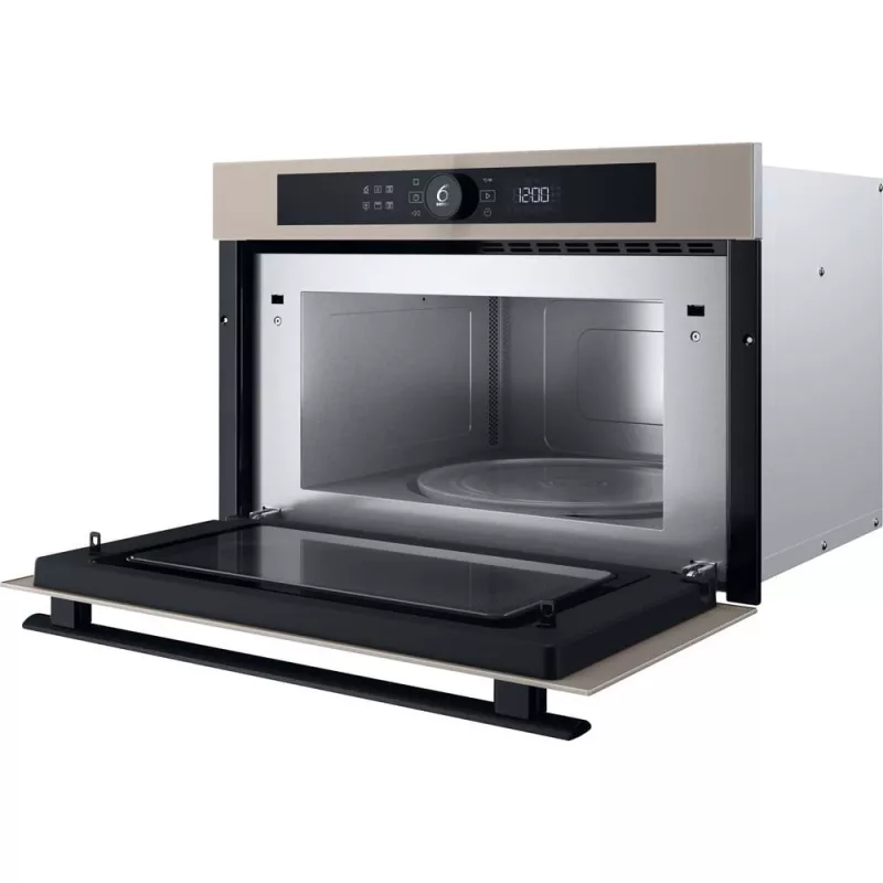 Micro-ondas com grelhador Whirlpool WMD44ME bege encastrável 31 L 1000 W