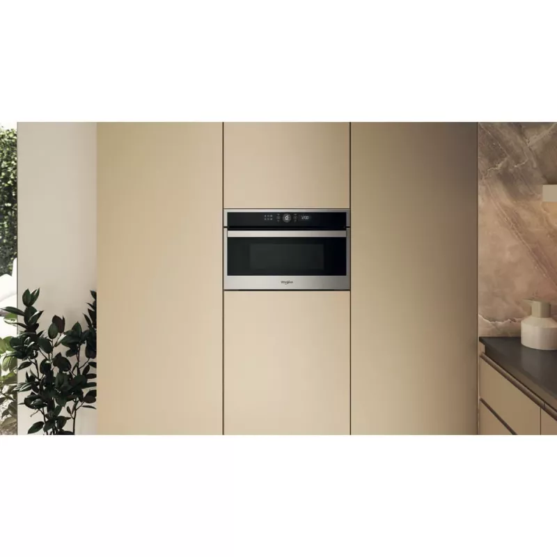 Micro-ondas com grelhador Whirlpool WMD44MX aço inoxidável encastrável 31 L 1000 W