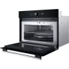 Micro-ondas combinado Whirlpool WMW57DHMX preto, aço inoxidável encastrável 40 L 900 W