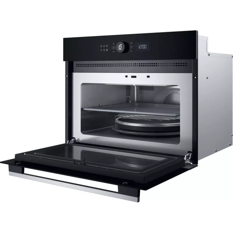 Micro-ondas combinado Whirlpool WMW57DHMX preto, aço inoxidável encastrável 40 L 900 W